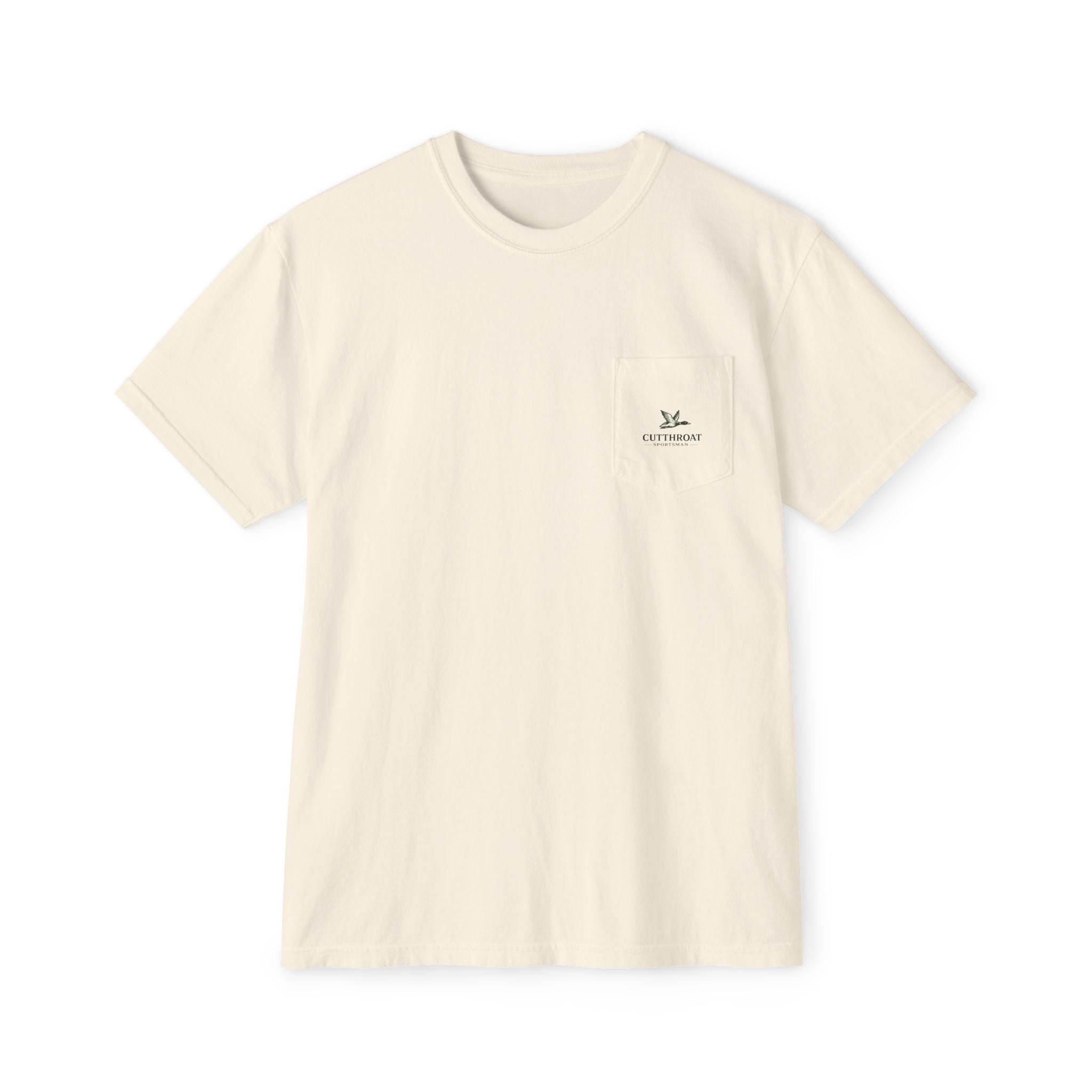 Cutthroat Sportsman Dog Head Pocket Tee - Comfort Colors