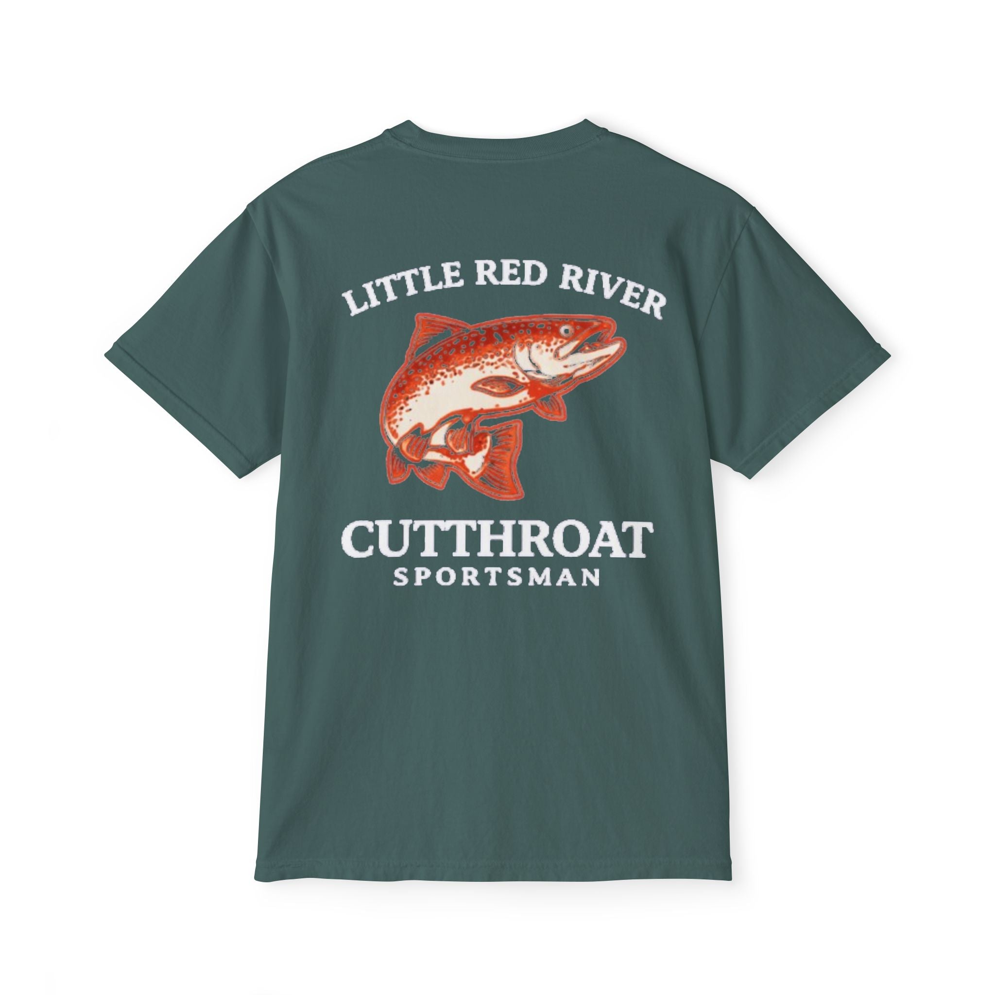 Cutthroat Sportsman Little Red River Pocket T-Shirt - Comfort Colors