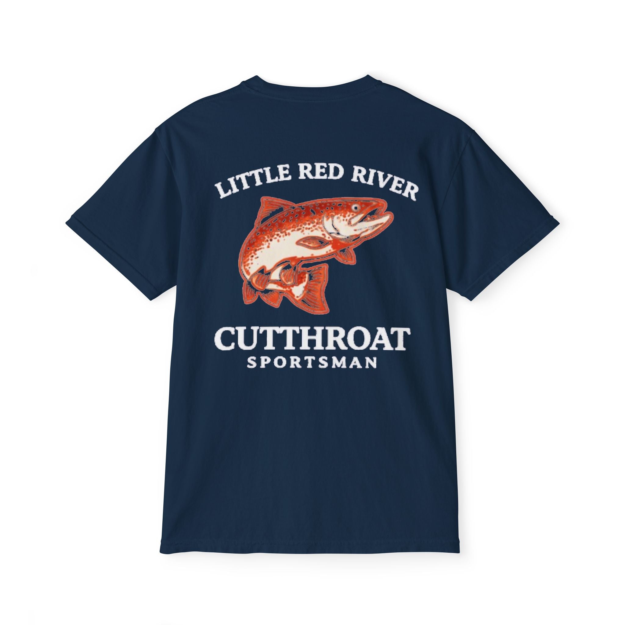 Cutthroat Sportsman Little Red River Pocket T-Shirt - Comfort Colors