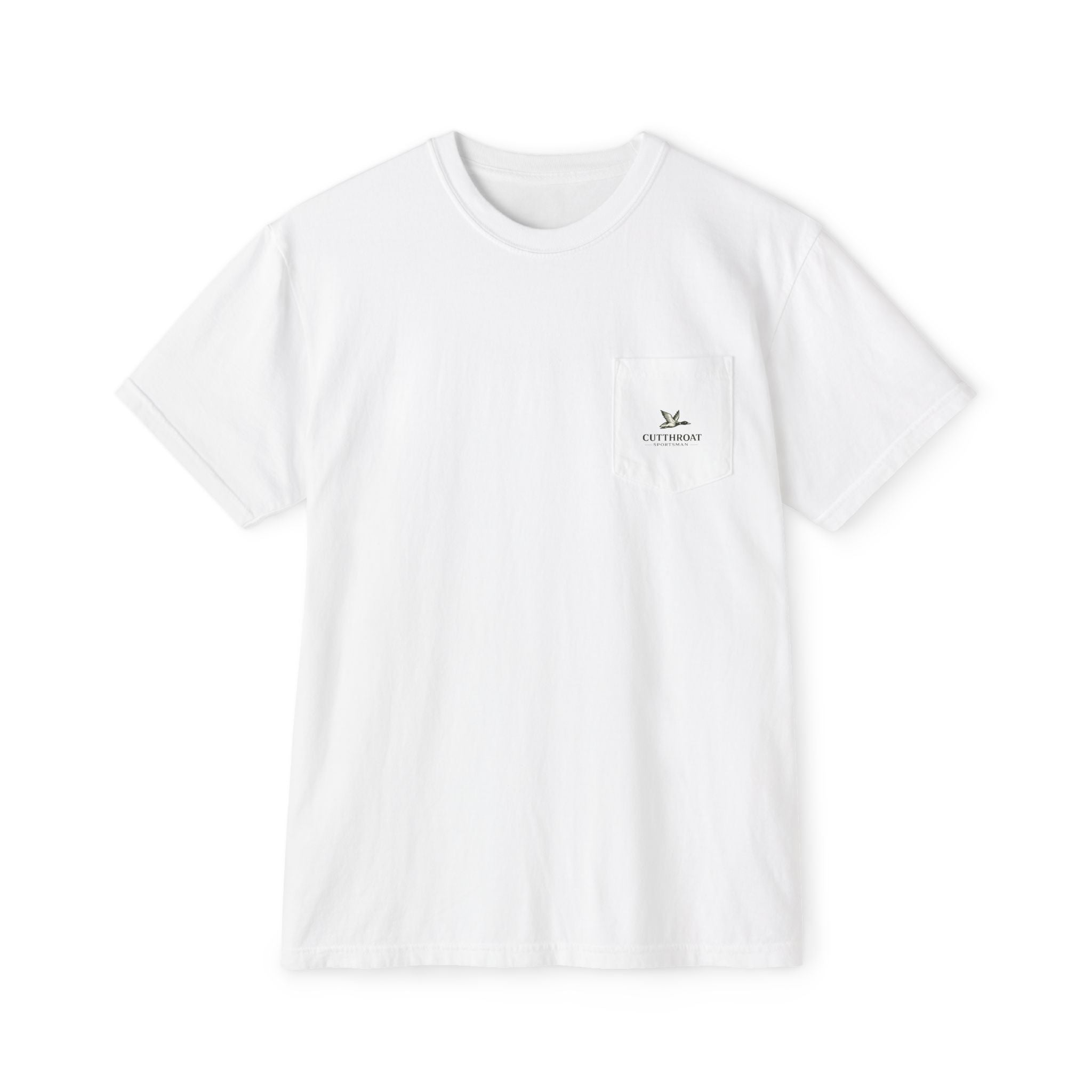 Cutthroat Sportsman Dog Head Pocket Tee - Comfort Colors