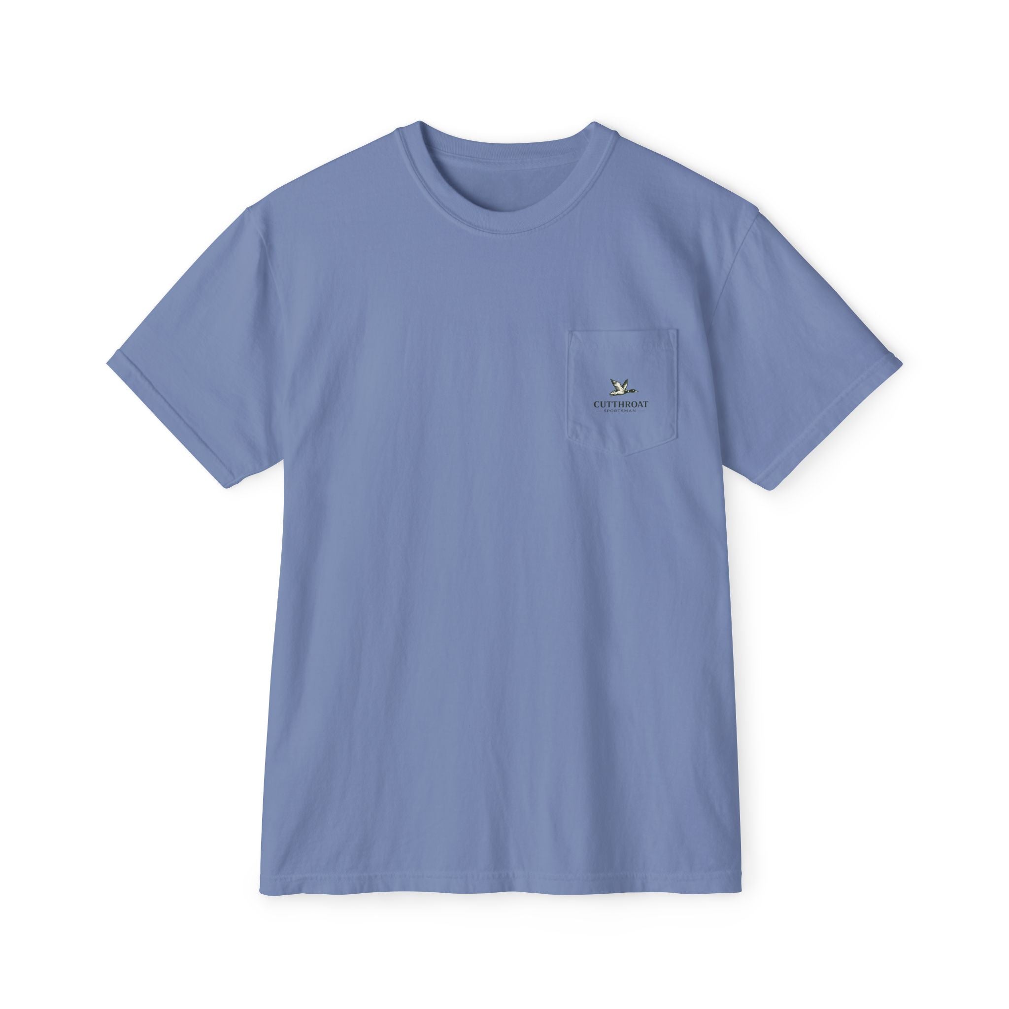Cutthroat Sportsman Dog Head Pocket Tee - Comfort Colors
