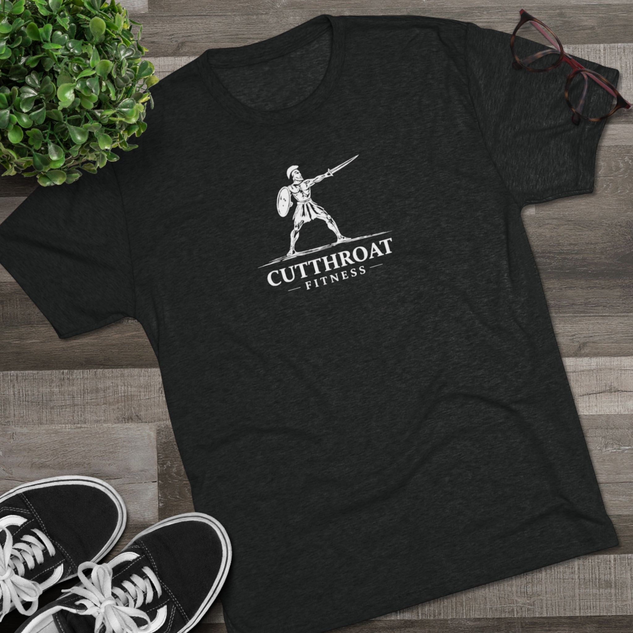 Cutthroat Fitness Spartan Tri-Blend Crew Tee