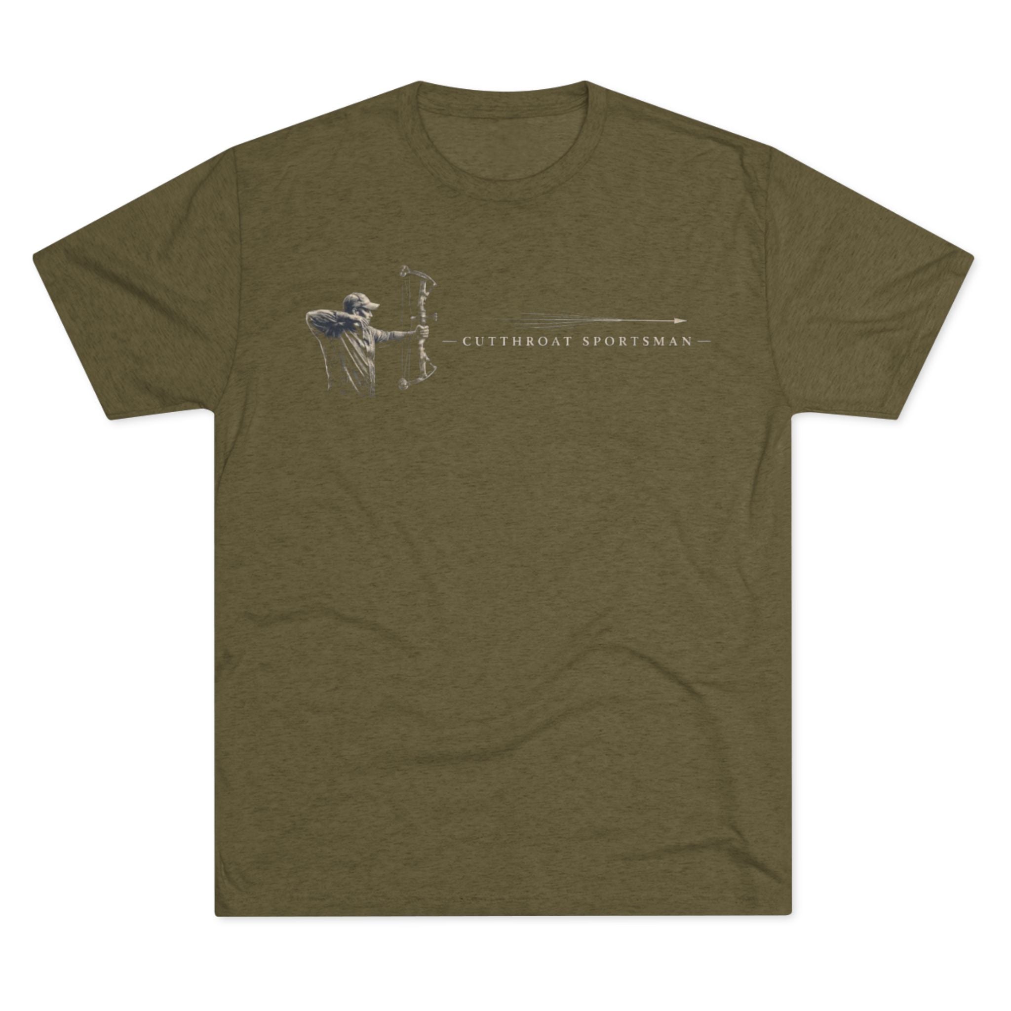 Cutthroat Sportsman Bow Tri Blend Tee