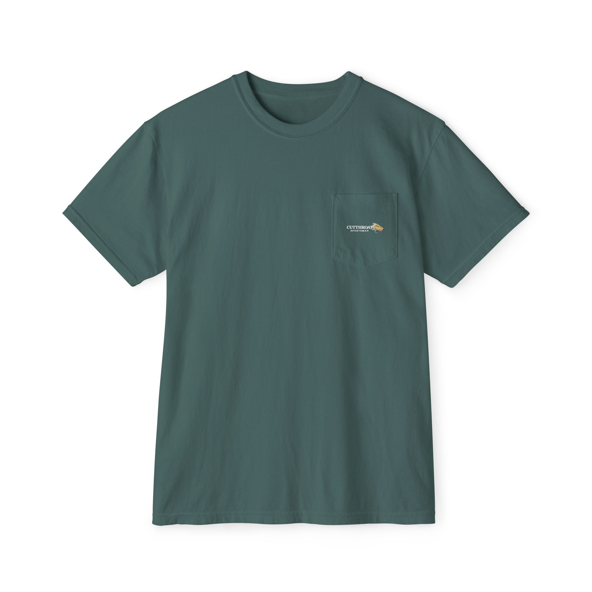 Cutthroat Sportsman Little Red River Pocket T-Shirt - Comfort Colors