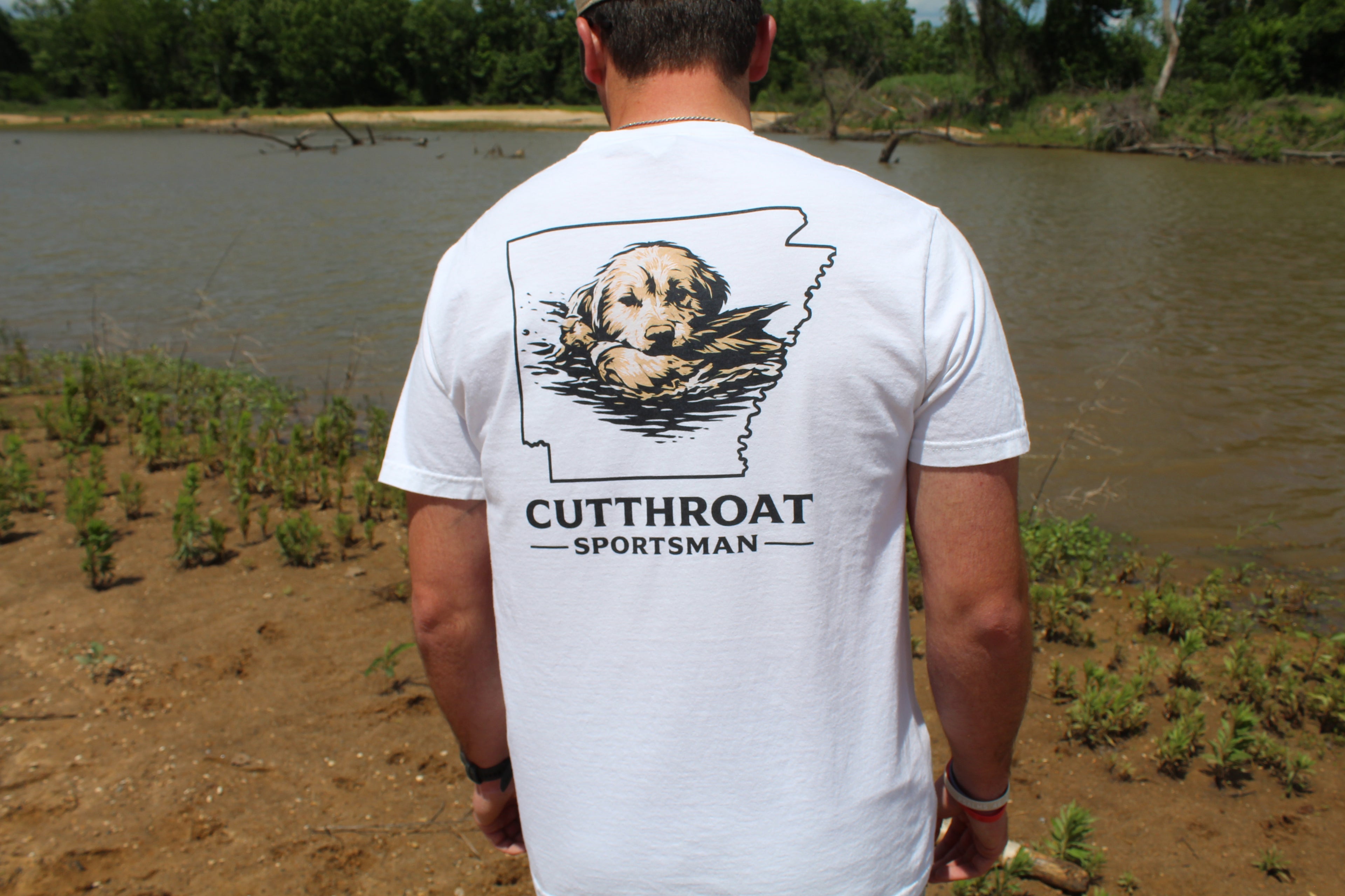 Cutthroat Sportsman Dog Head Pocket Tee - Comfort Colors