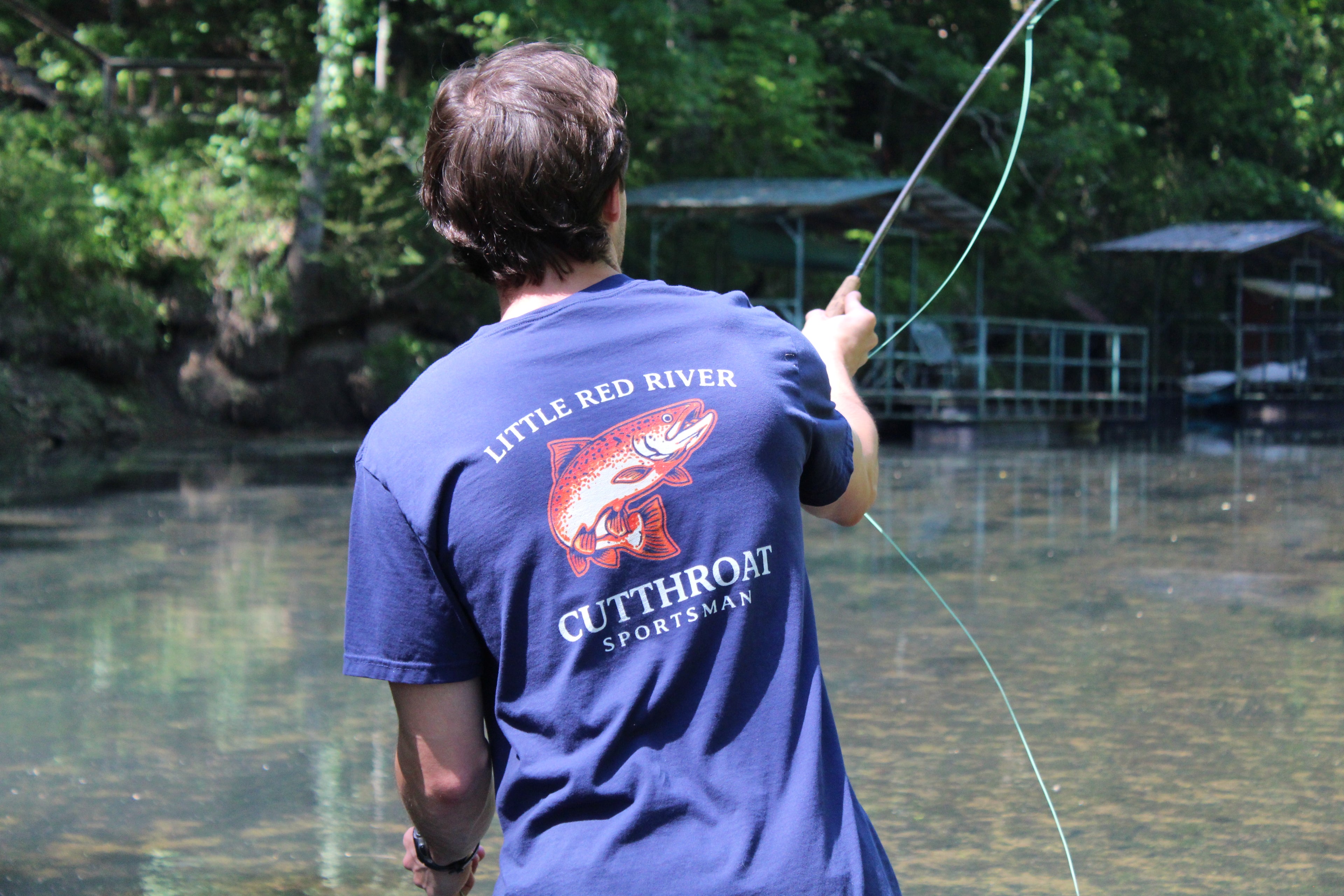 Cutthroat Sportsman Little Red River Pocket T-Shirt - Comfort Colors