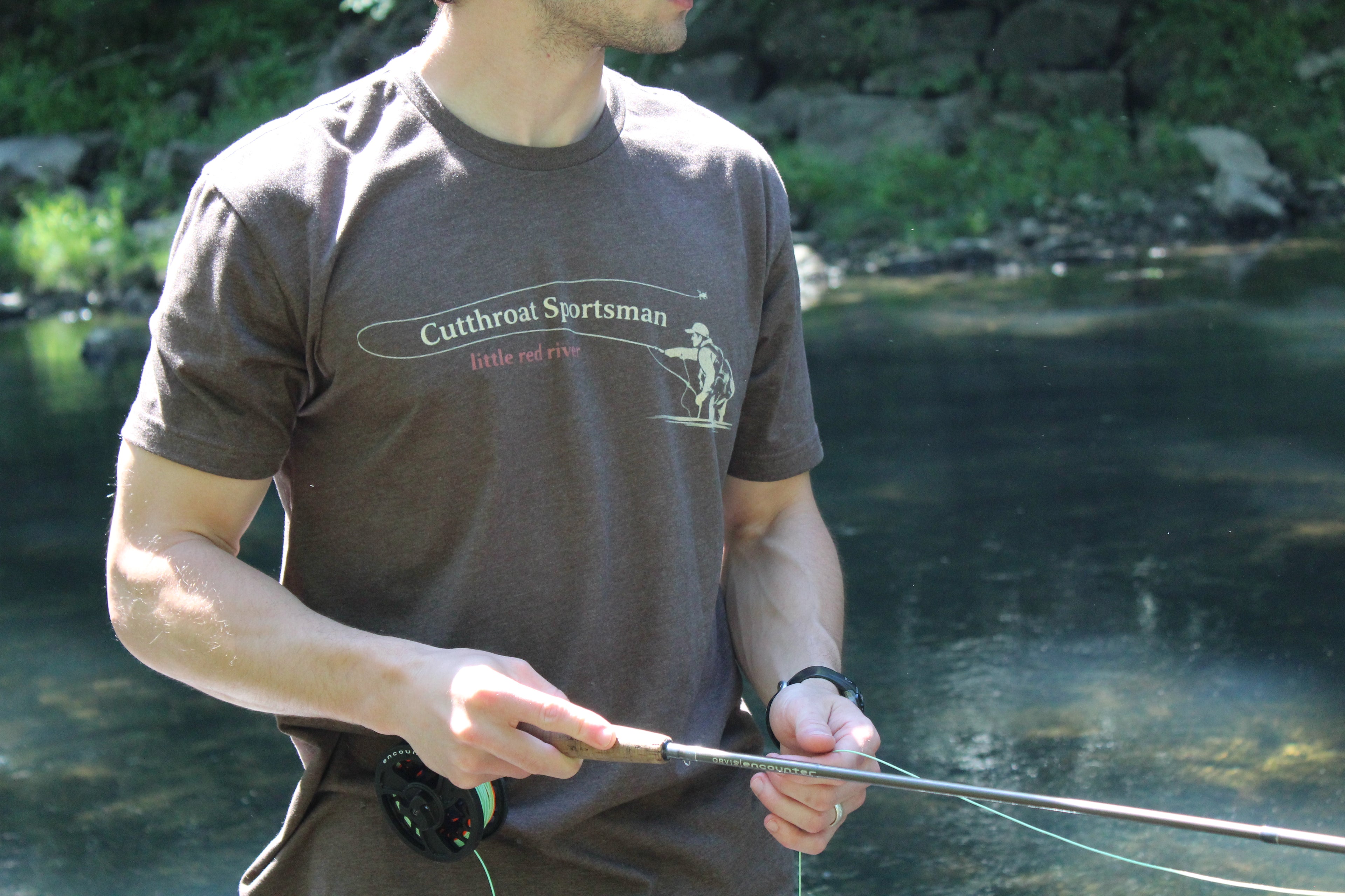 Cutthroat Sportsman Fly Fishing T-shirt 60/40
