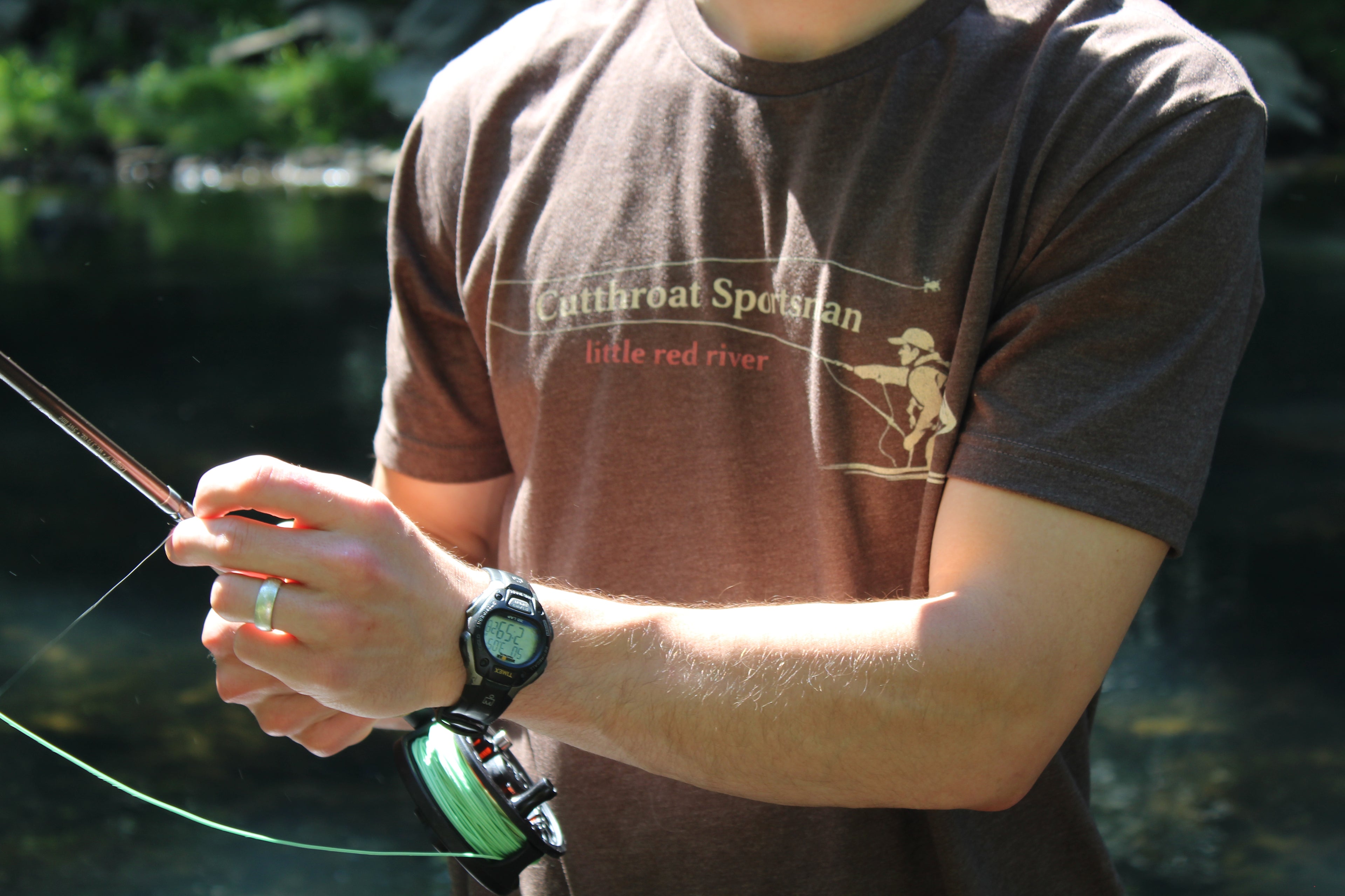 Cutthroat Sportsman Fly Fishing T-shirt 60/40